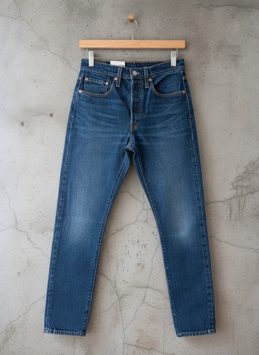 Women’s Levi’s 501 Skinny Fit High Rise Jeans in Navy - W26/L30 - 2765