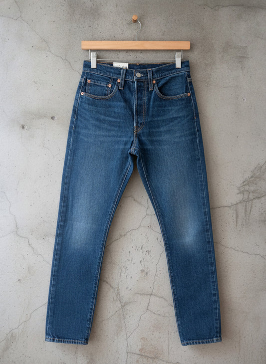 Women’s Levi’s 501 Skinny Fit High Rise Jeans in Navy - W26/L30 - 2765