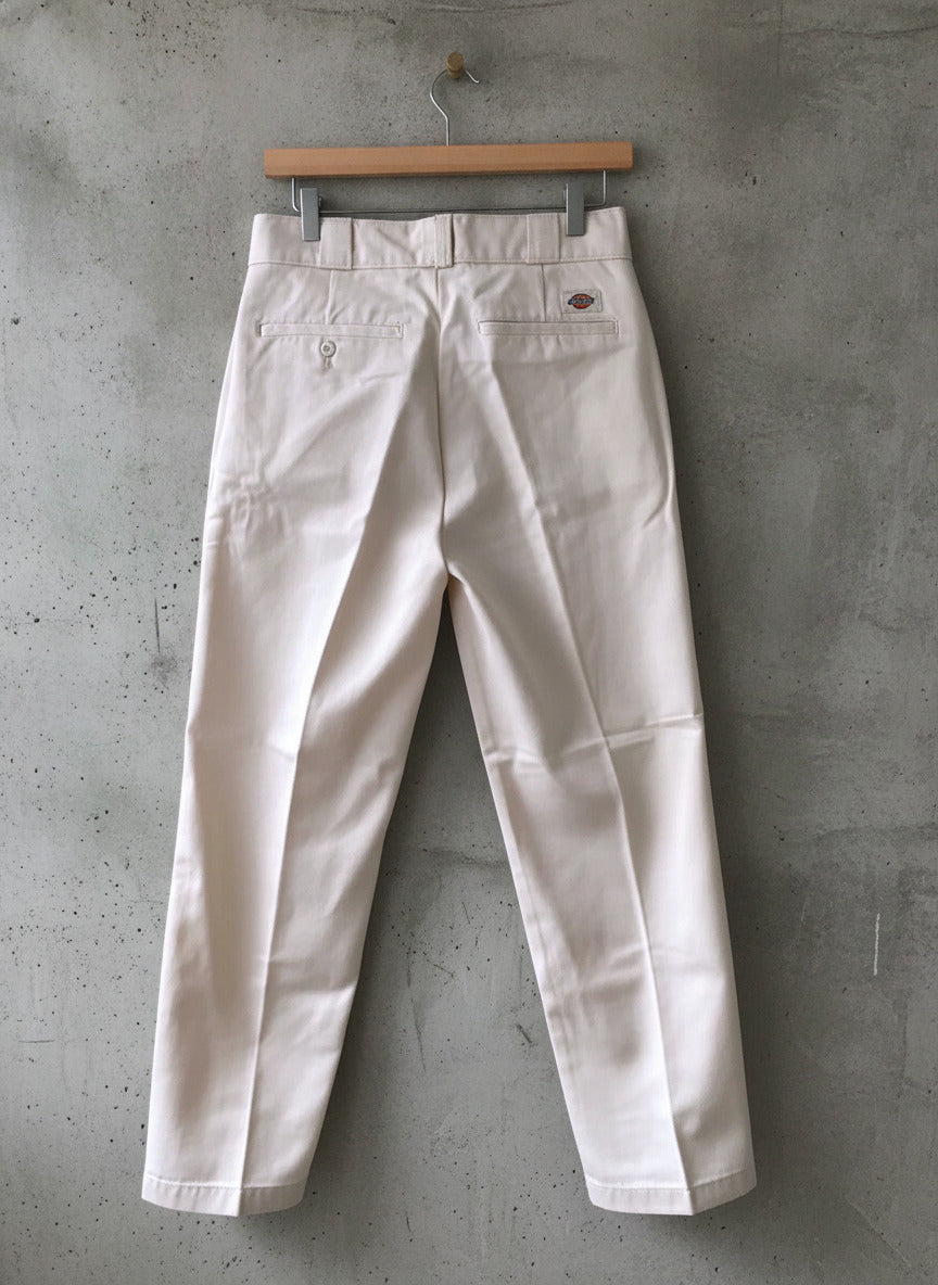 Women’s Dickies Elizaville Straight Leg Trousers In Cream - W28/L29 - 3004