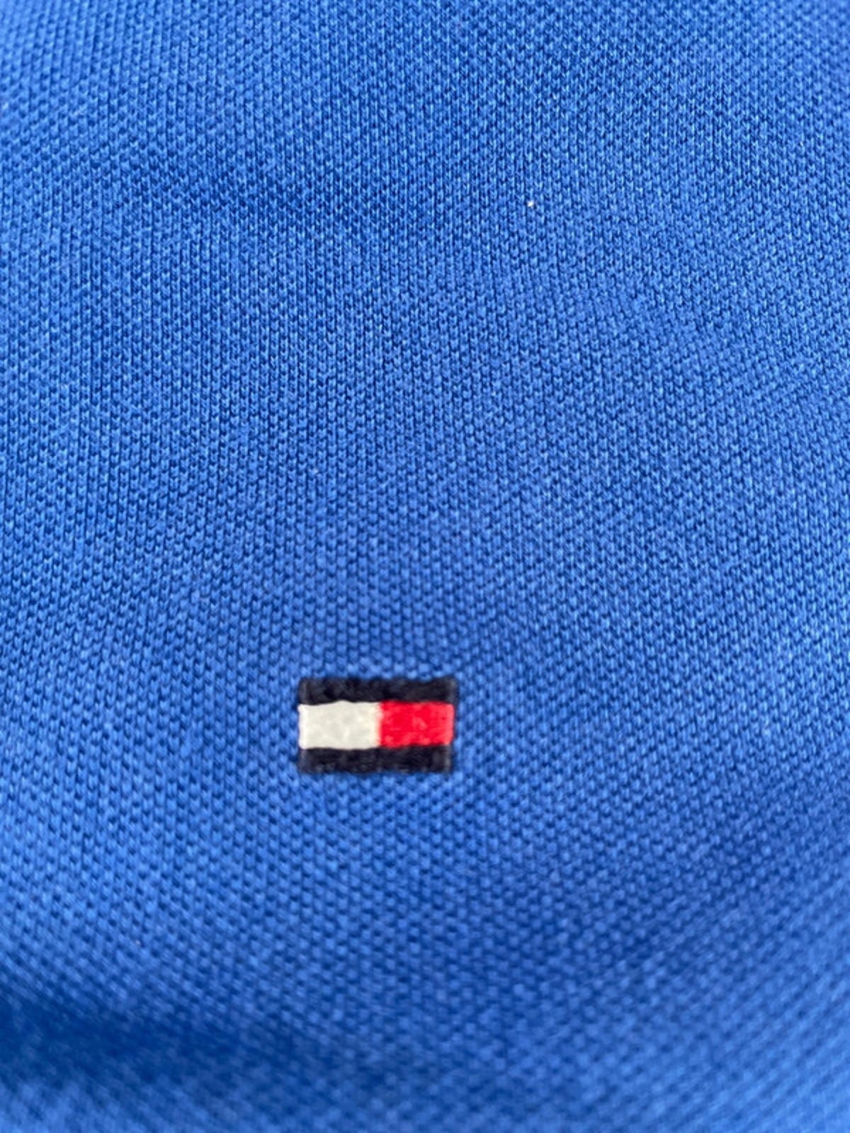 Men’s Tommy Hilfiger Slim Fit Blue Polo Top - Small - 1592