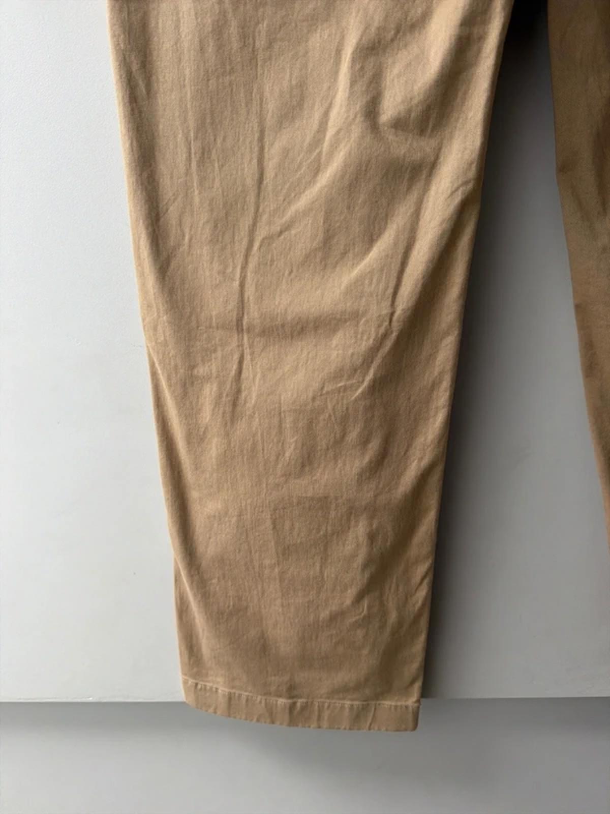 Men’s Lacoste Straight Leg Elasticated Waist Chino Trousers In Beige - W32/L30 - 3246