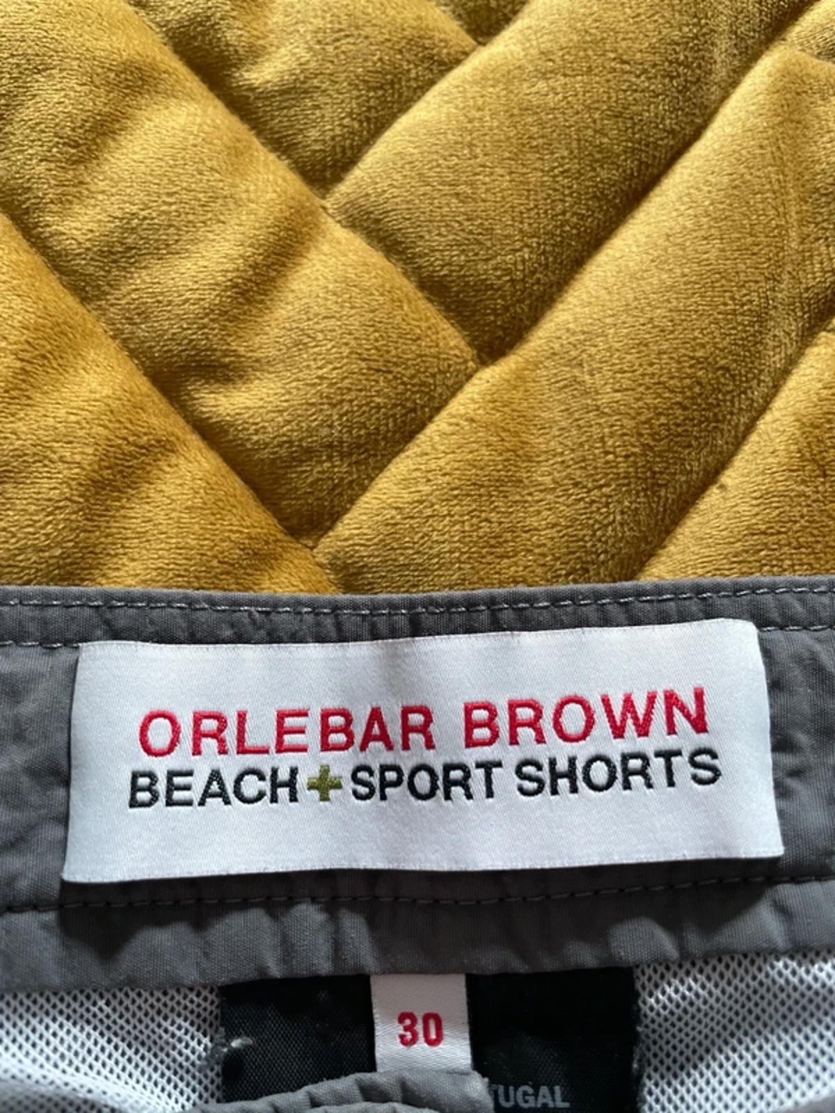 Men’s Orlebar Brown Classic Style Dane Swim Shorts in Grey - W30/L10 - 3118