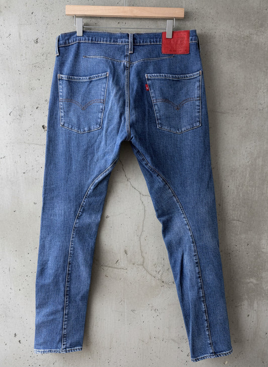 Mens Levi's Engineered LEJ 512 Slim Twist Fit Jeans In Navy - W34/L34 - 3512