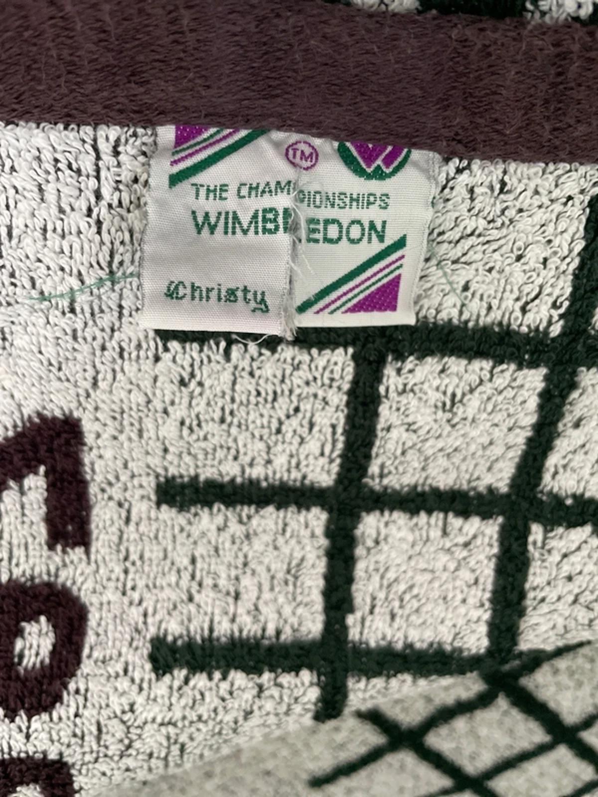 Wimbledon Vintage Championships 1997 Rare Tennis Towel in Dark Green - 2952