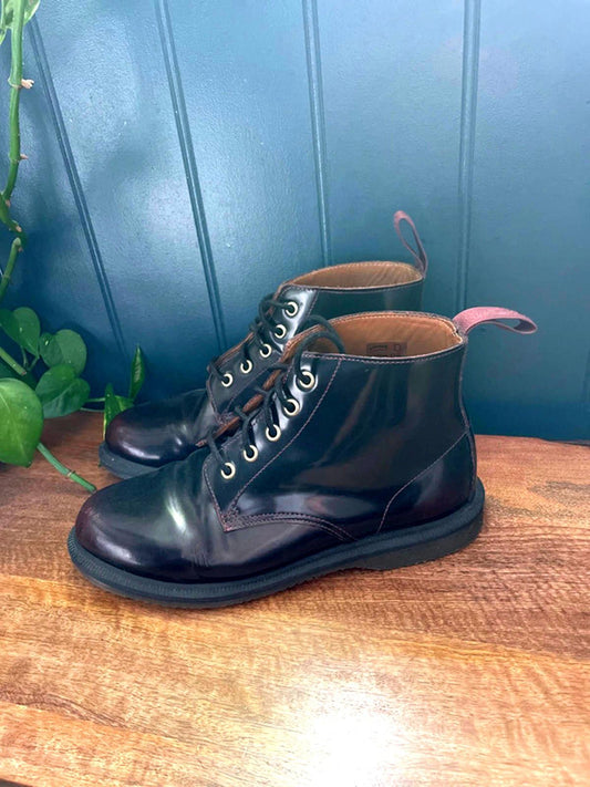 Women’s Dr Martens Emmeline Ankle Lace Up Boots in Cherry Red - UK6 - 2164
