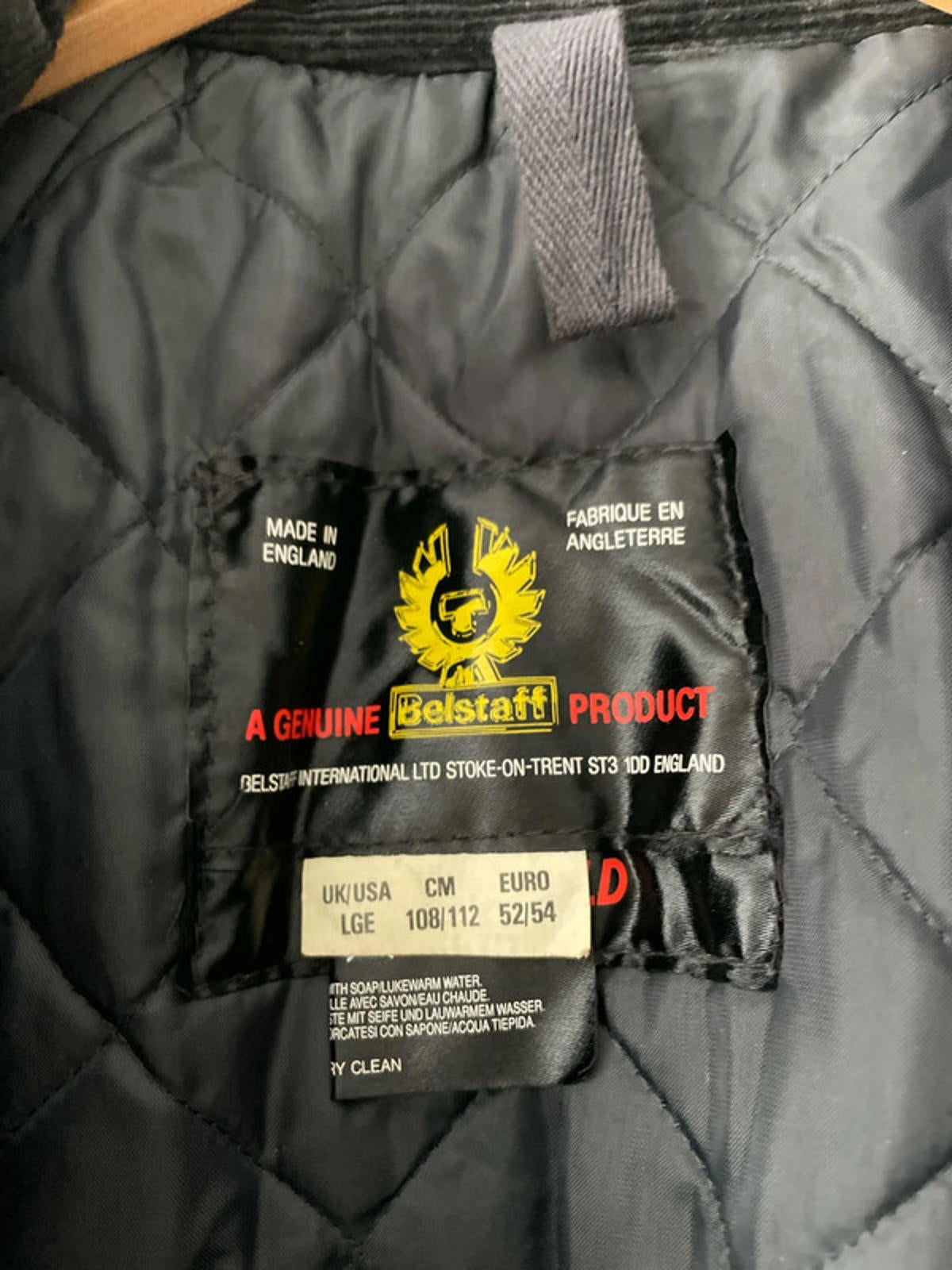 Men’s Belstaff Vintage Rare Stormshield Waterproof Motorcycle Jacket in Grey - Large - 2273