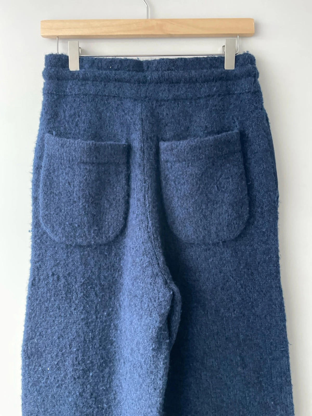 Men’s Cole Buxton Logo Knit Relaxed Fit Wool blend Trouser In Navy - Medium - 2523