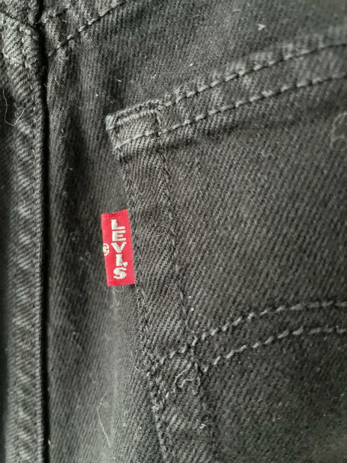 Women’s Levi’s High Waisted Ribcage Straight Fit Jeans In Black - W26/L27 - 2506