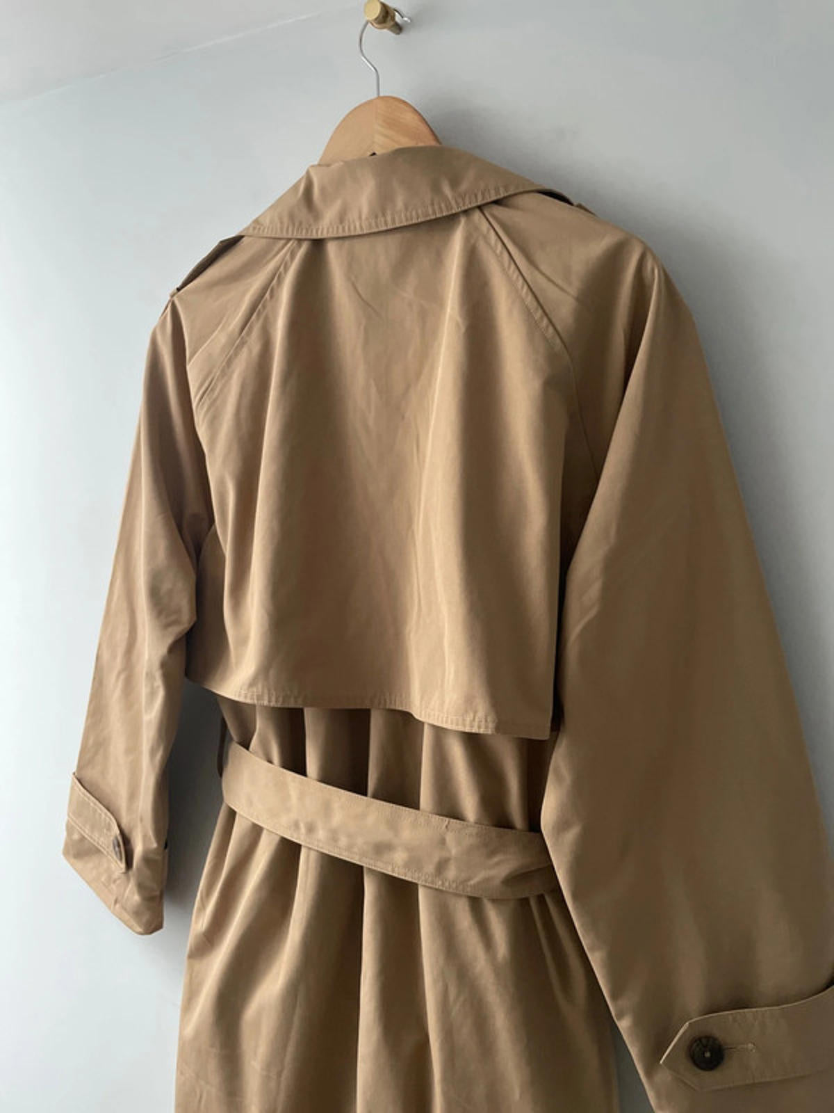 Women’s Abercrombie & Fitch Classic Trench Coat In Camel - Large - 2439