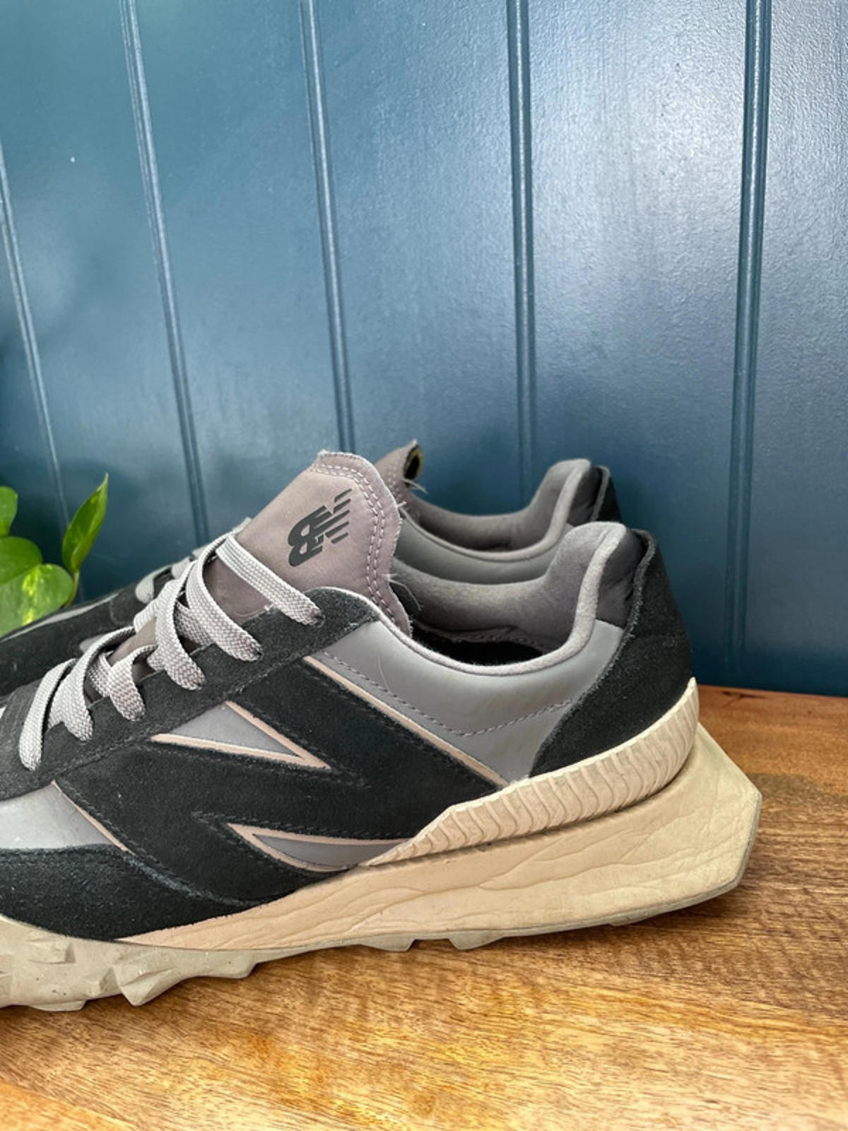 Men’s New Balance XC-72 Premium Leather Trainers In Black/Grey - UK10 - 2177