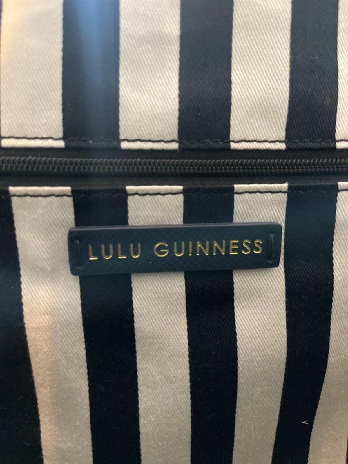 Women’s Lulu Guinness Daphne Designer Leather Crossbody Bag In Navy - 3093
