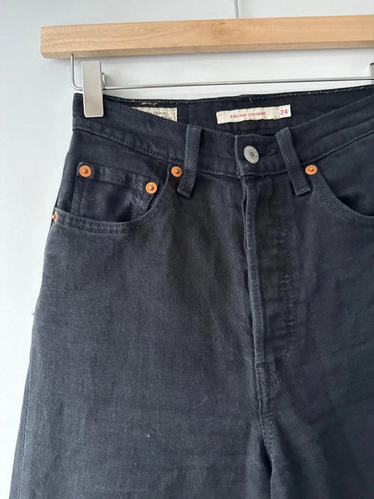 Women’s Ribcage straight fit high waisted jeans - W24/L29 - 1041