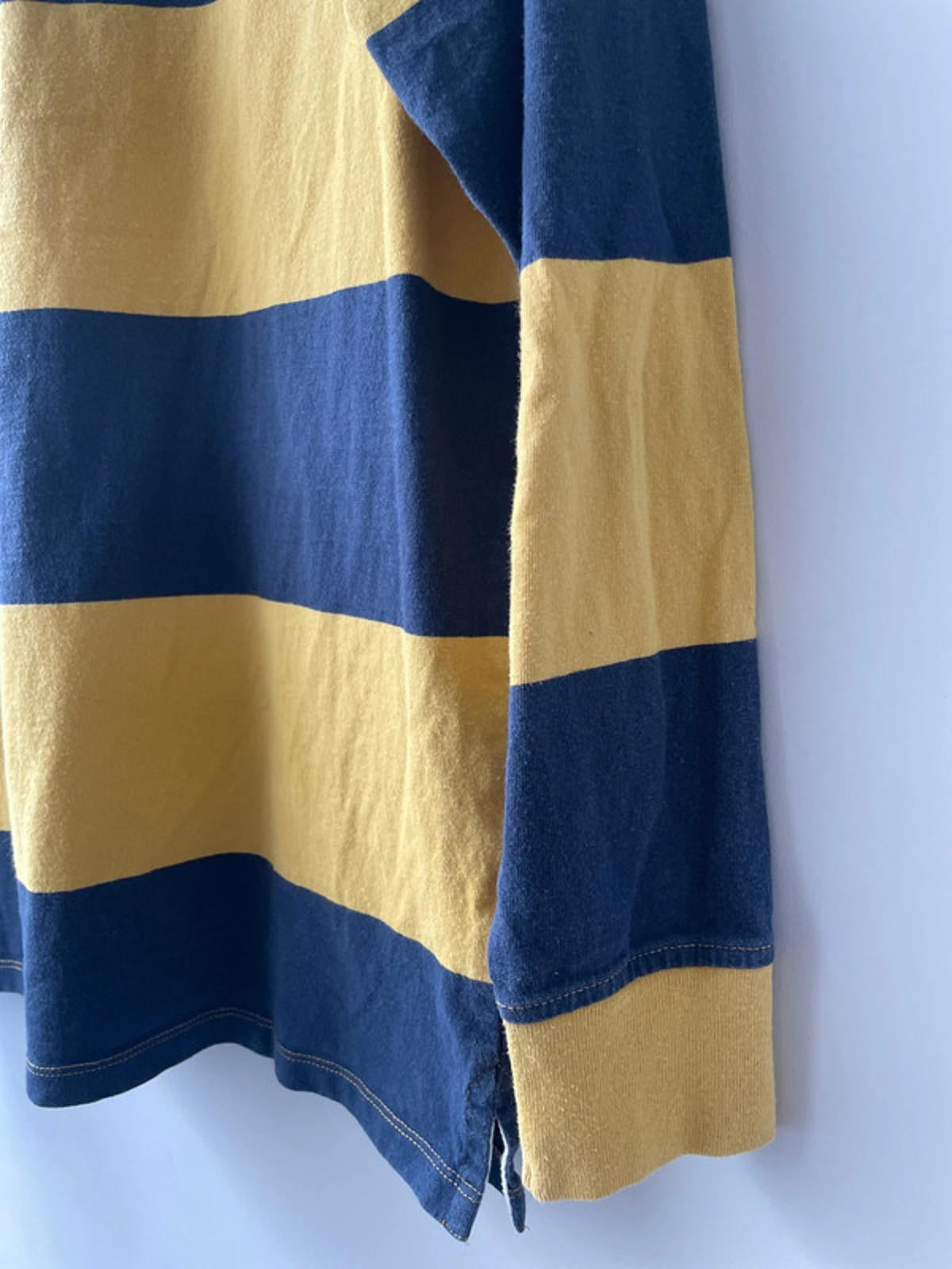 Women's Tommy Hilfiger Stripped Rugby Polo Shirt Top - Large - 2107