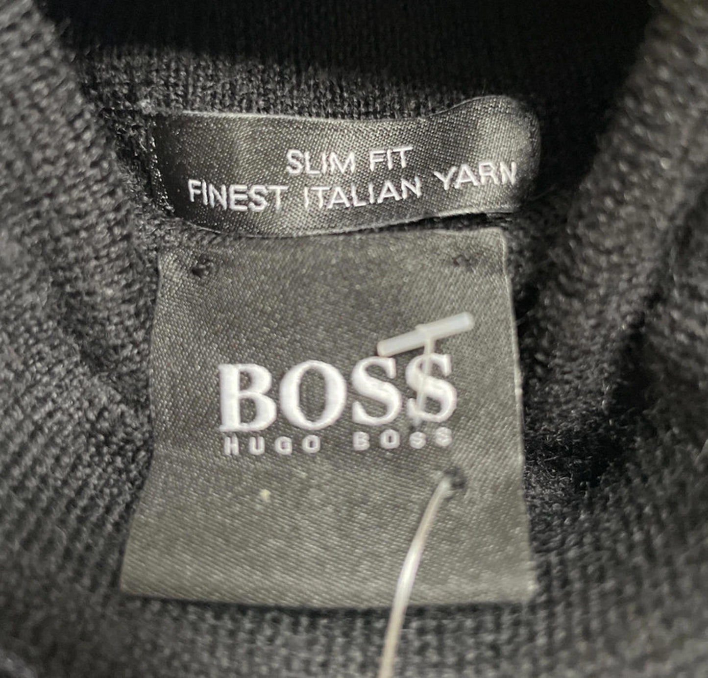 Men’s Hugo Boss 100% Wool Slim Fit Roll Neck Jumper - Medium - 2045
