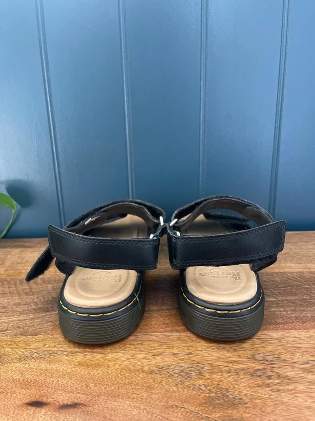 Women’s Dr Martens Romi Y Leather Straps Sandals in Black - UK5 - 3044