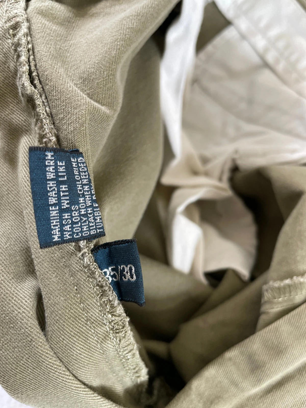 Men’s Ralph Lauren Premium Classic Chino Trousers In Khaki - W35/L30 - 1717