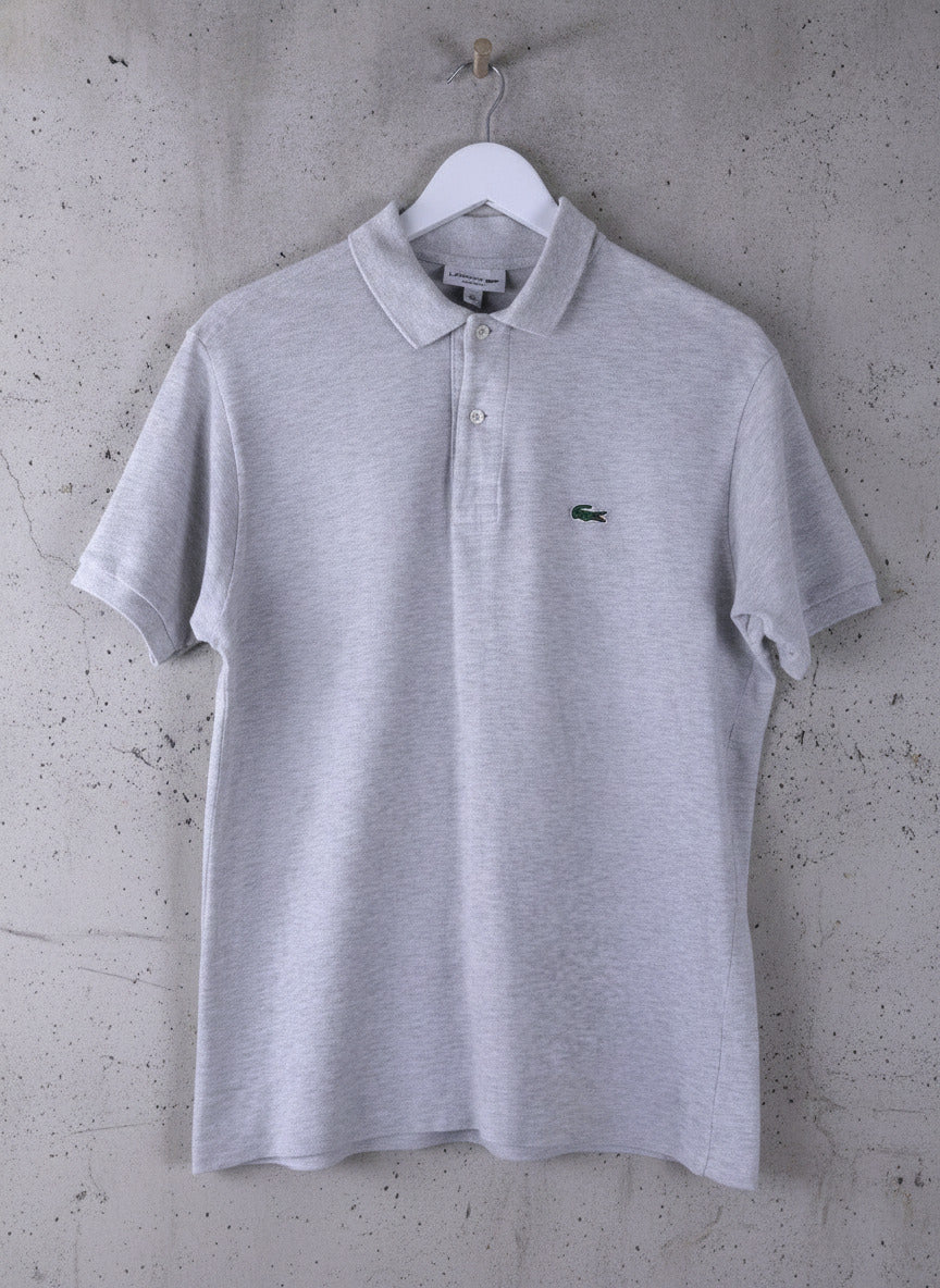 Men’s Lacoste Classic Fit Polo Shirt Top In Grey Marl - Medium -1386