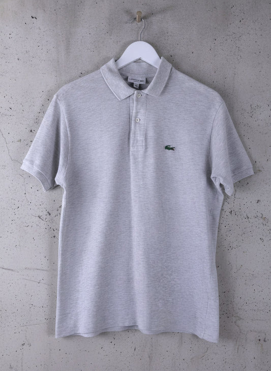 Men’s Lacoste Classic Fit Polo Shirt Top In Grey Marl - Medium -1386