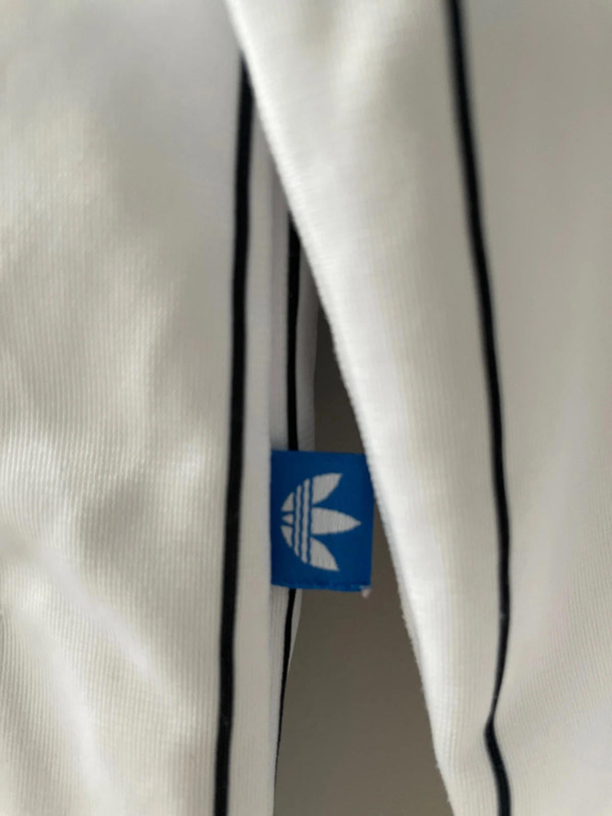 Women’s Adidas Premium Stripped Track Jacket in Black/White - UK6 - 2511