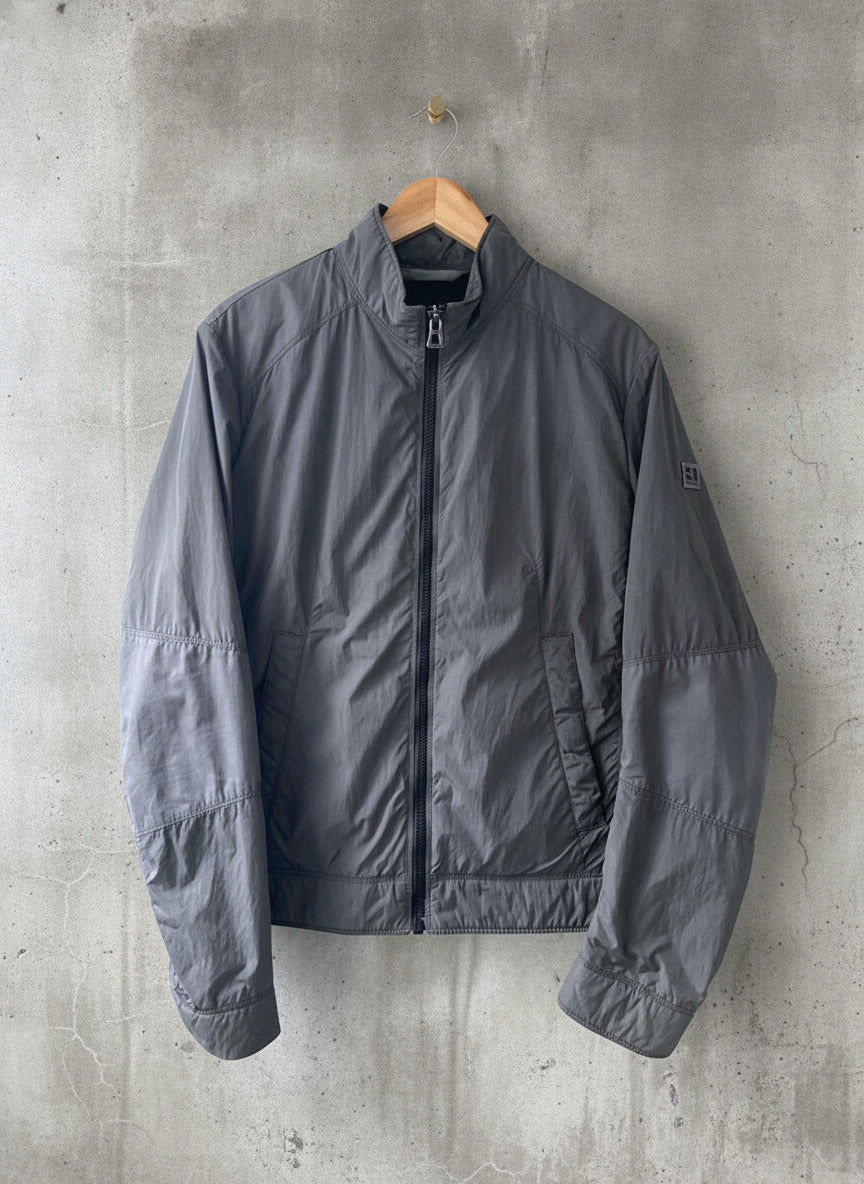 Men’s Hugo Boss Harrington Jacket Coat In Dark Grey - Medium - 2665