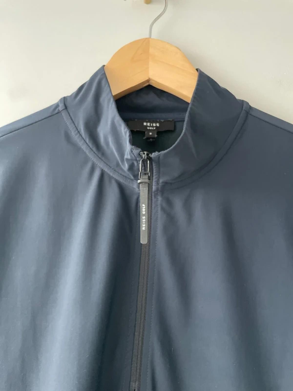 Men’s Reiss 1/4 Zip Golf Polo Top in Navy - Small - 2925