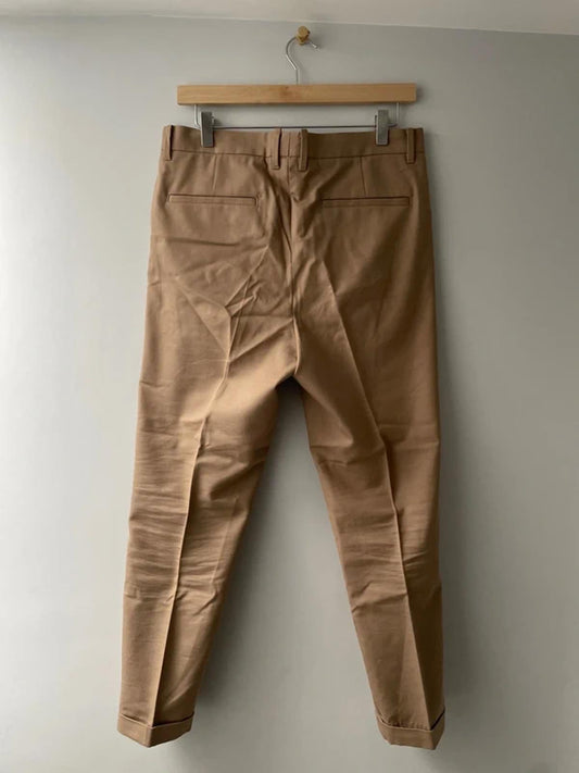 Men’s Allsaints Tapered Cropped Fit Chinos in Beige W30/L27 - 2909