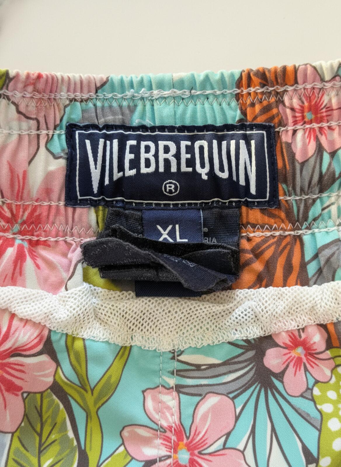 Men’s Vilebrequin Flower Print Swim Shorts - XLarge - 3418