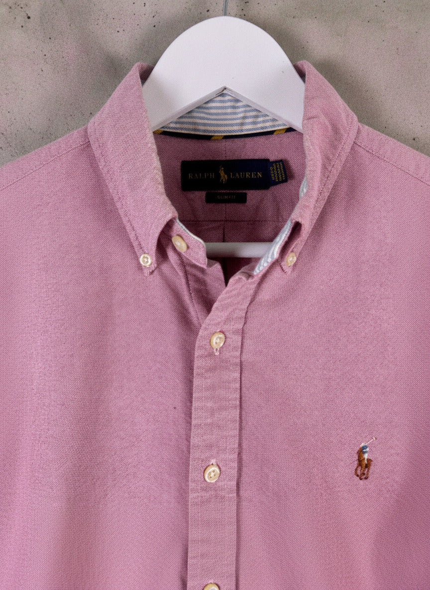 Men’s Ralph Lauren Slim Fit Oxford Chambray Shirt - Small - 1428