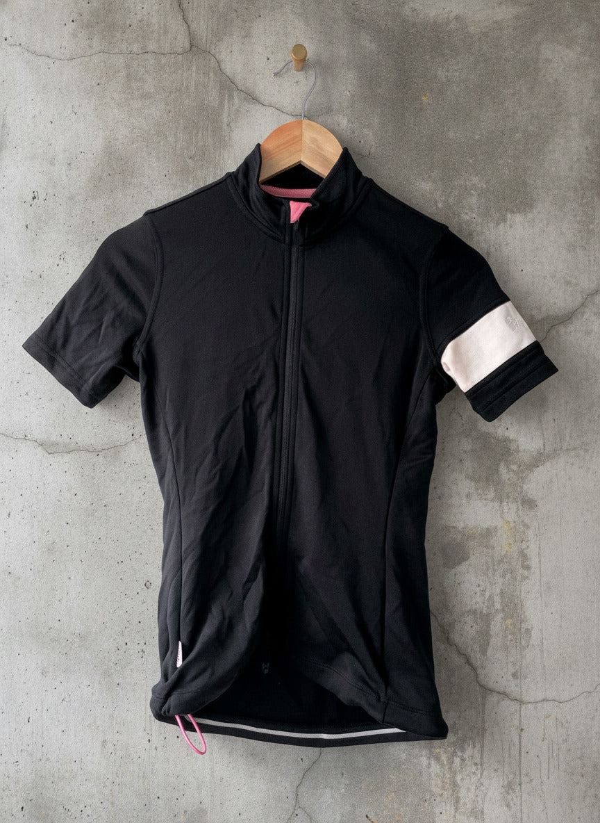 Women’s Rapha Merino Wool Classic Cycling Jersey Top In Black - XSmall - 2267