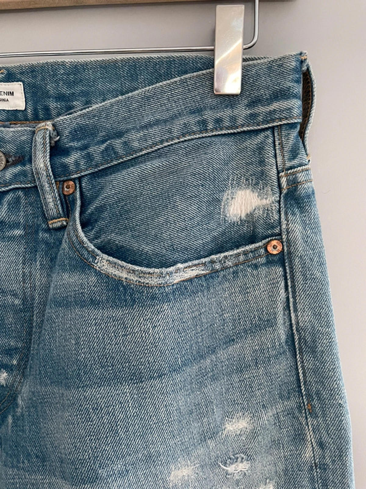 Men’s Ron Herman Denim rip and repair effect jeans - W31 / L33 - 1871
