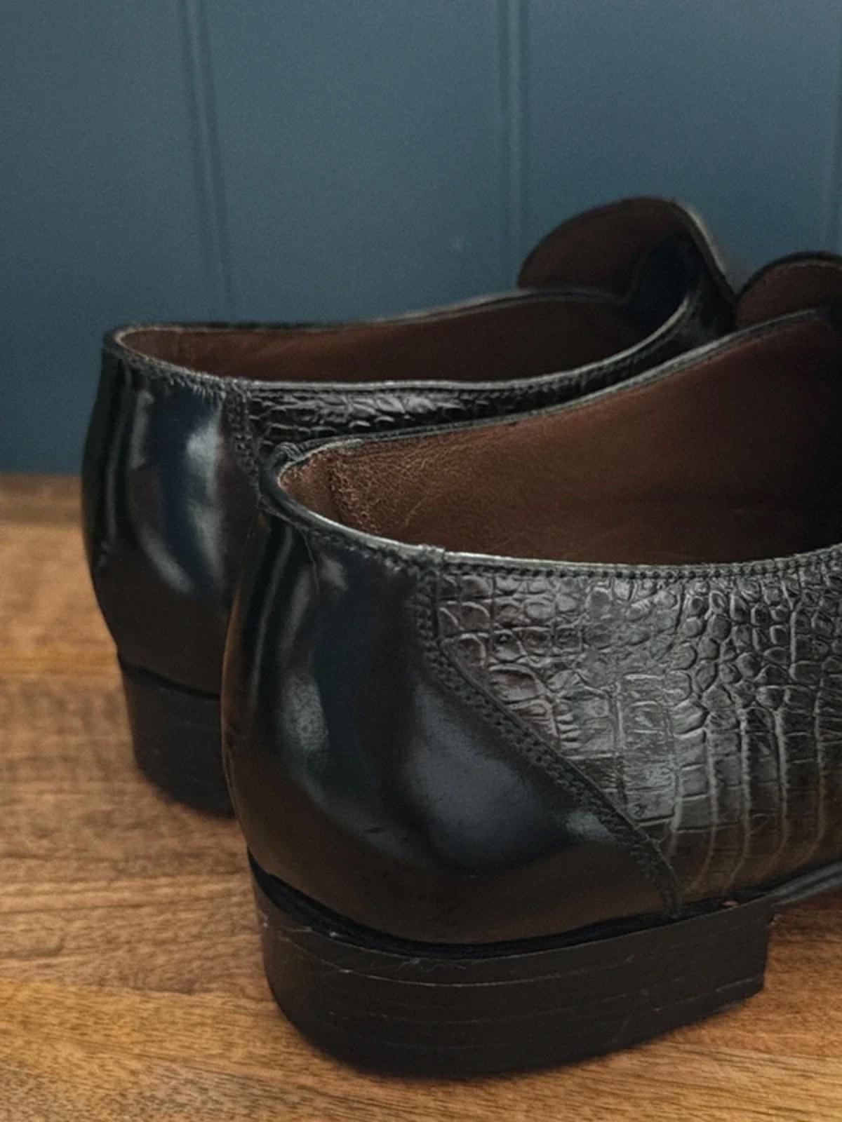 Men’s Grenson Premium Loafers Made In England In Black - Uk8 - 3225