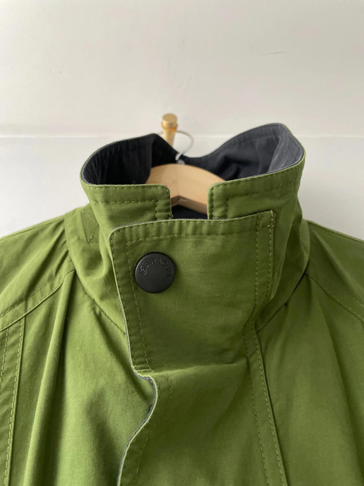 Men’s Baracuta Premium Oversized Fit Trench Coat In Khaki - Small - 2339
