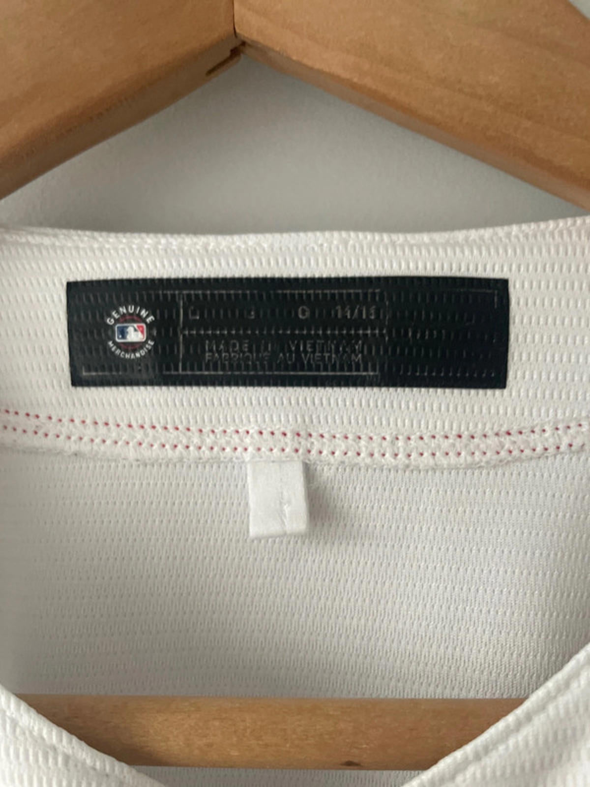 Womens Boston Red Sox Nike White Home Jersey - Large - 1508