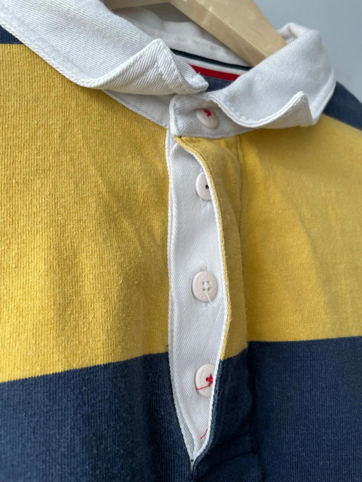 Women's Tommy Hilfiger Stripped Rugby Polo Shirt Top - Large - 2107