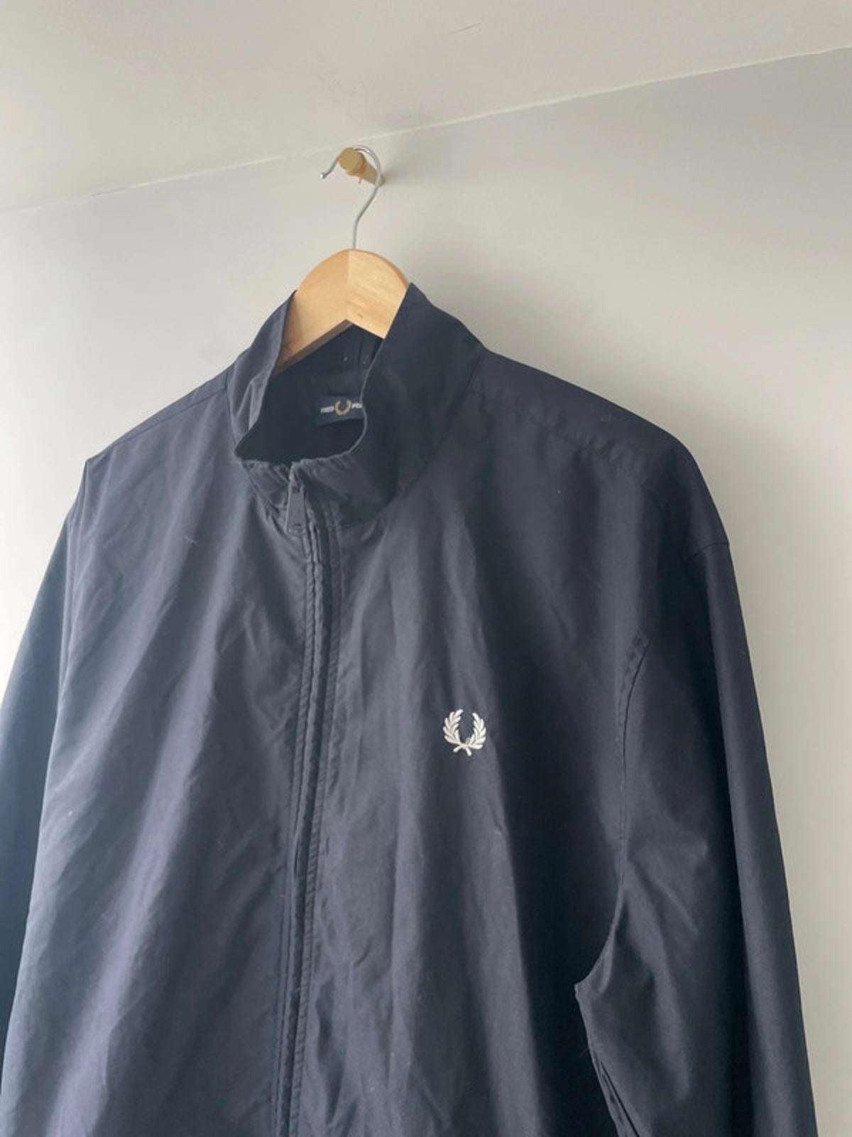 Men’s Fred Perry Harrington Jacket In Navy - XLarge - 2084