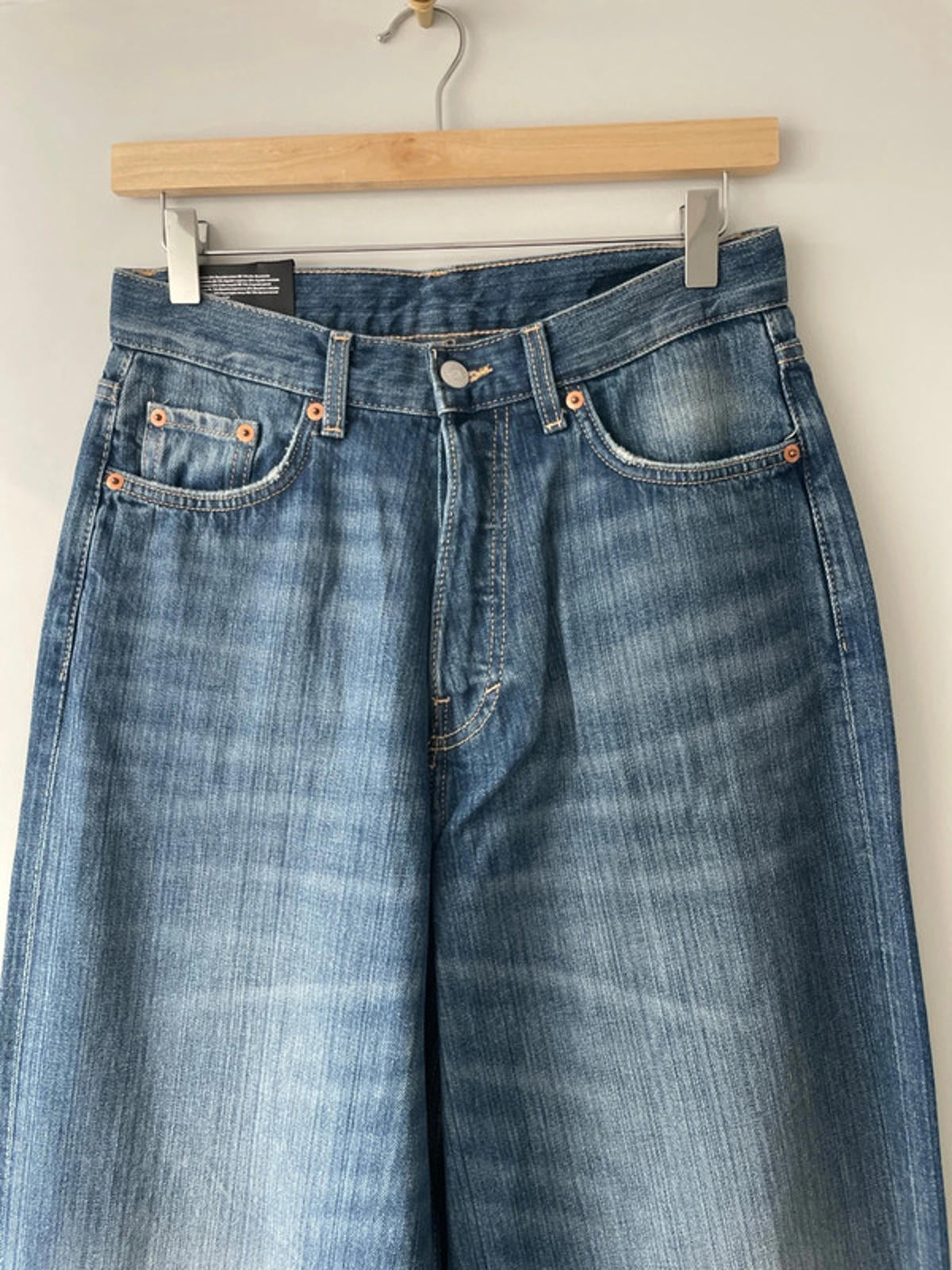 Women’s Weekday Astro Loose Baggy Fit Jeans in Blue - W26/L34 - 2487