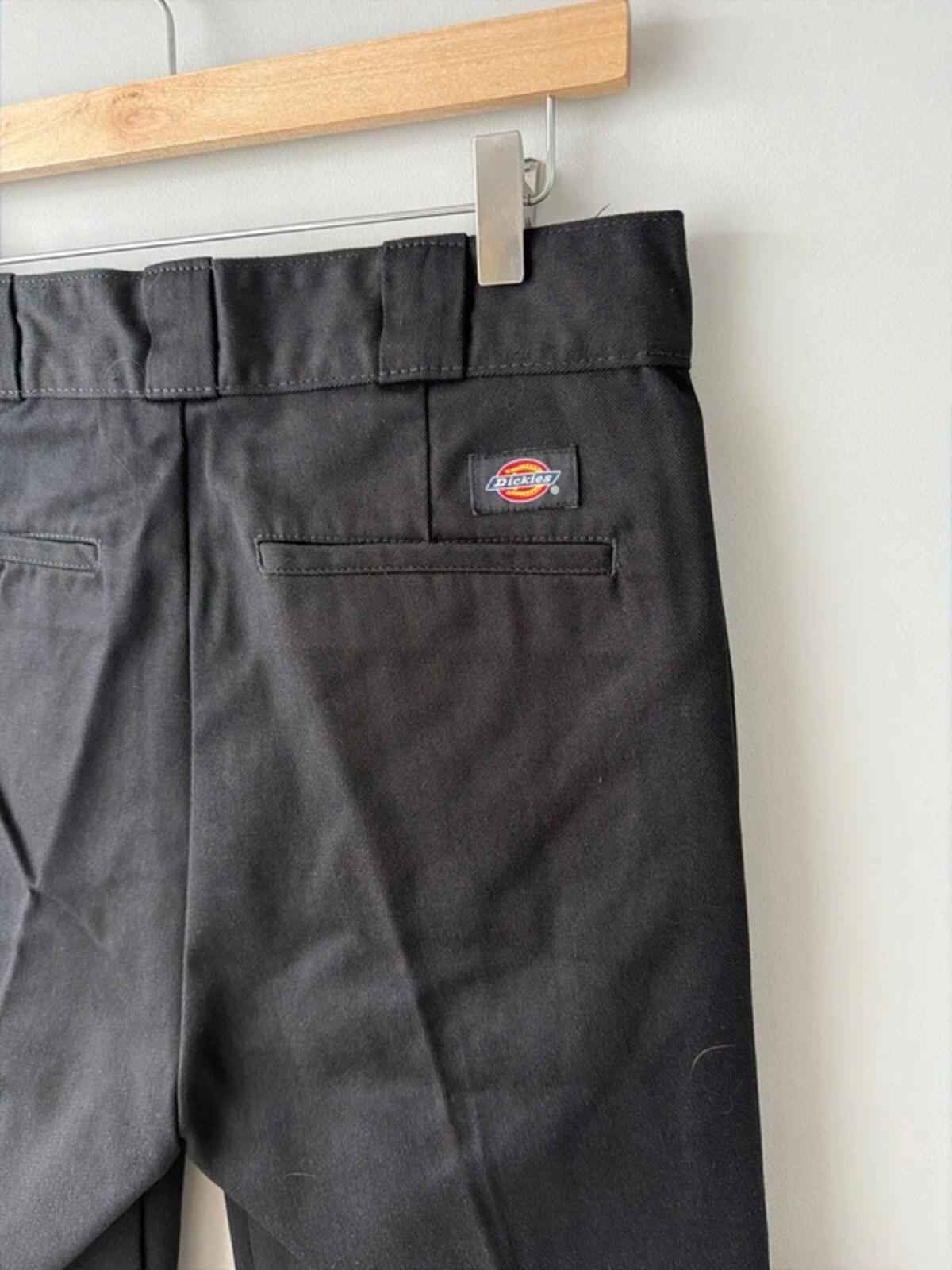Women’s Dickies Elizaville Straight Leg Chino Trouser In Black - W28/L29 - 3377