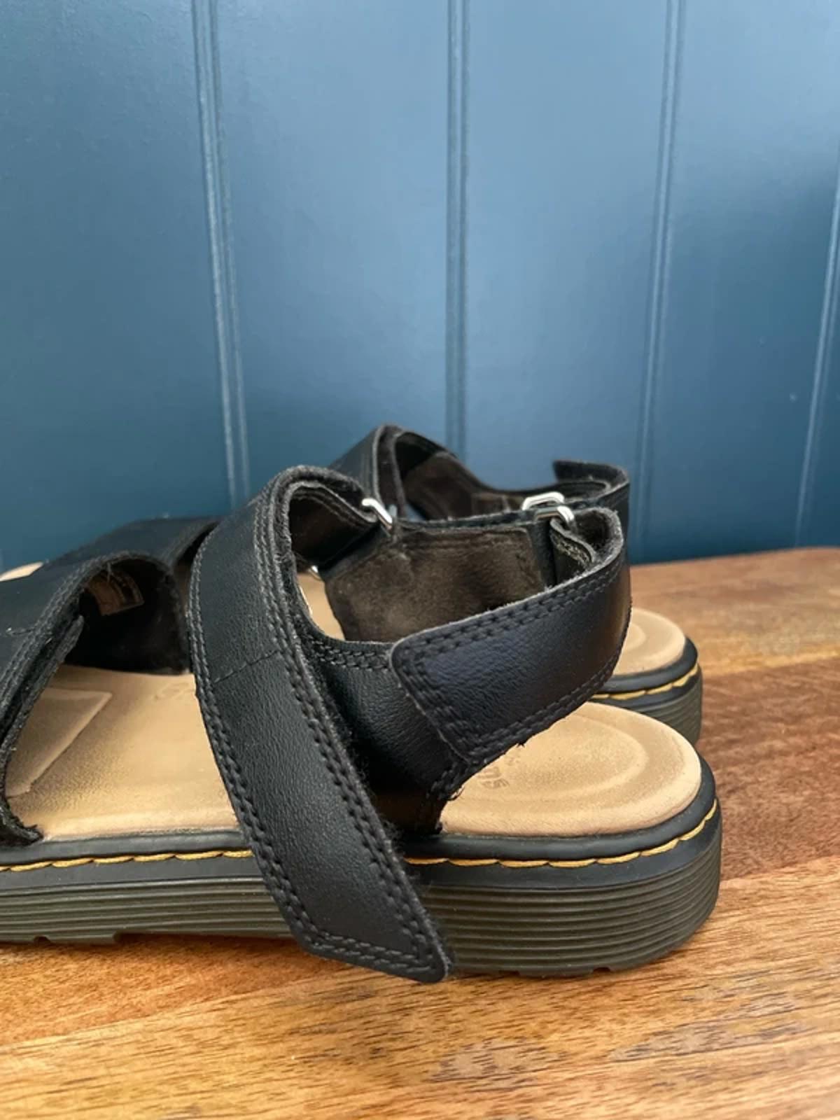 Women’s Dr Martens Romi Y Leather Straps Sandals in Black - UK5 - 3044