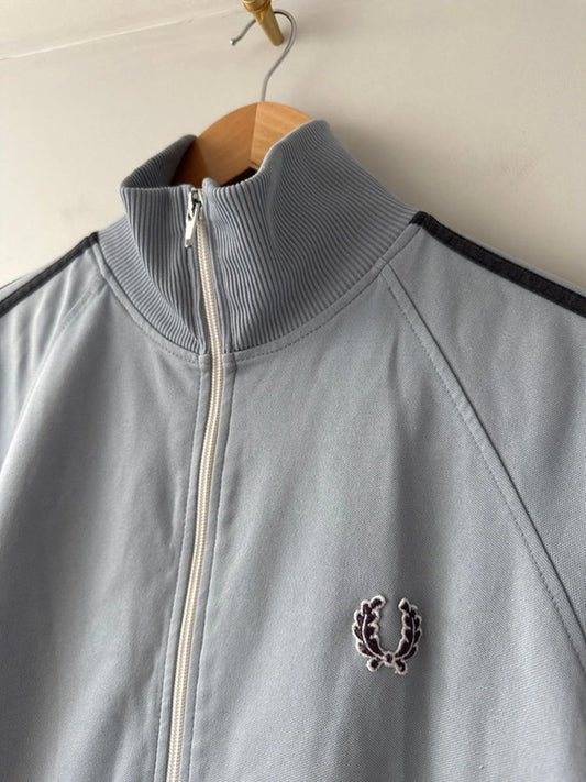 Men’s Fred Perry Retro Zip Through Track Jacket Top - Medium - 1972