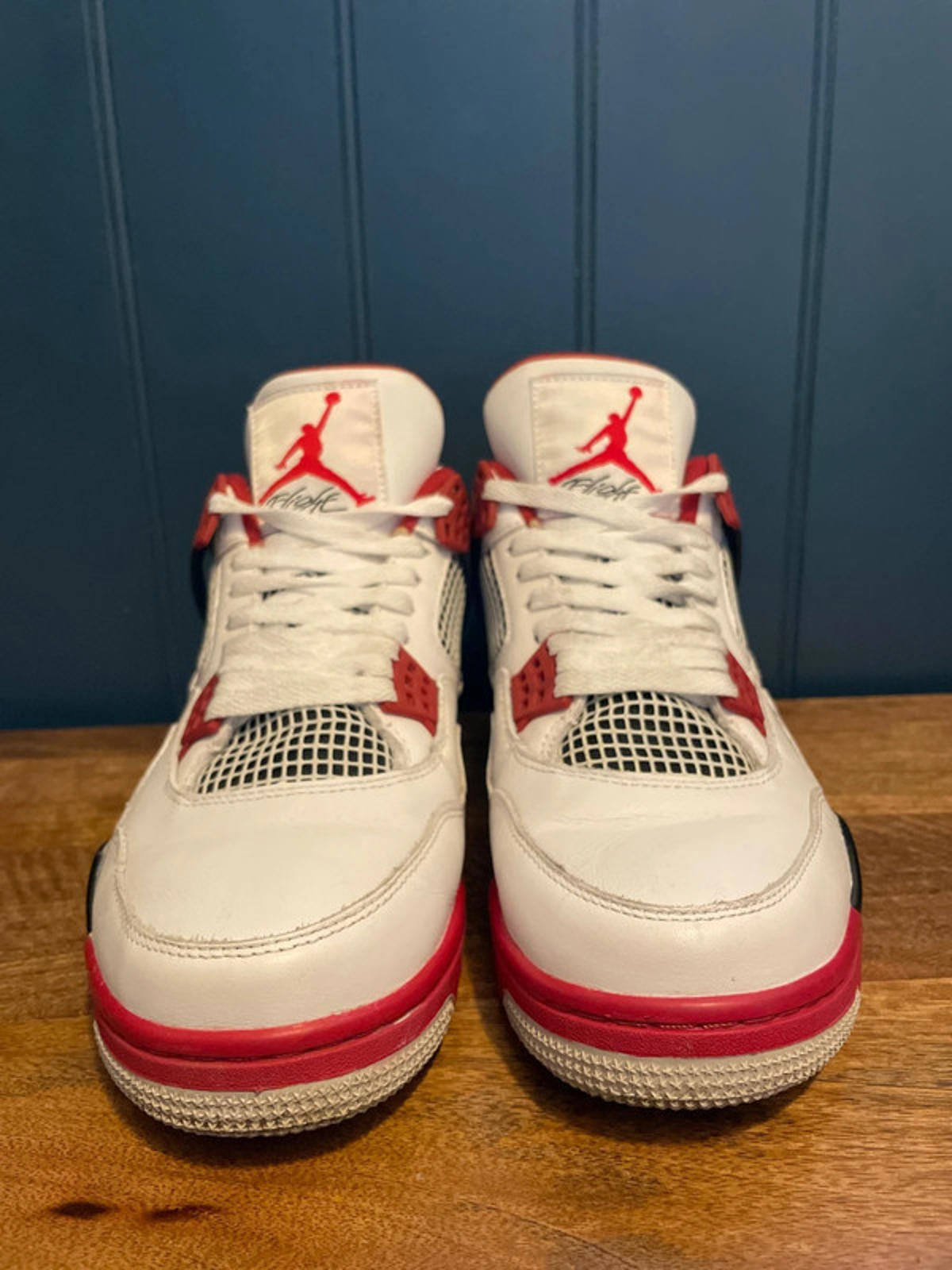 Men’s Nike Air Jordan 4 Retro "Fire Red 2020" Trainers - UK 8 - 2770