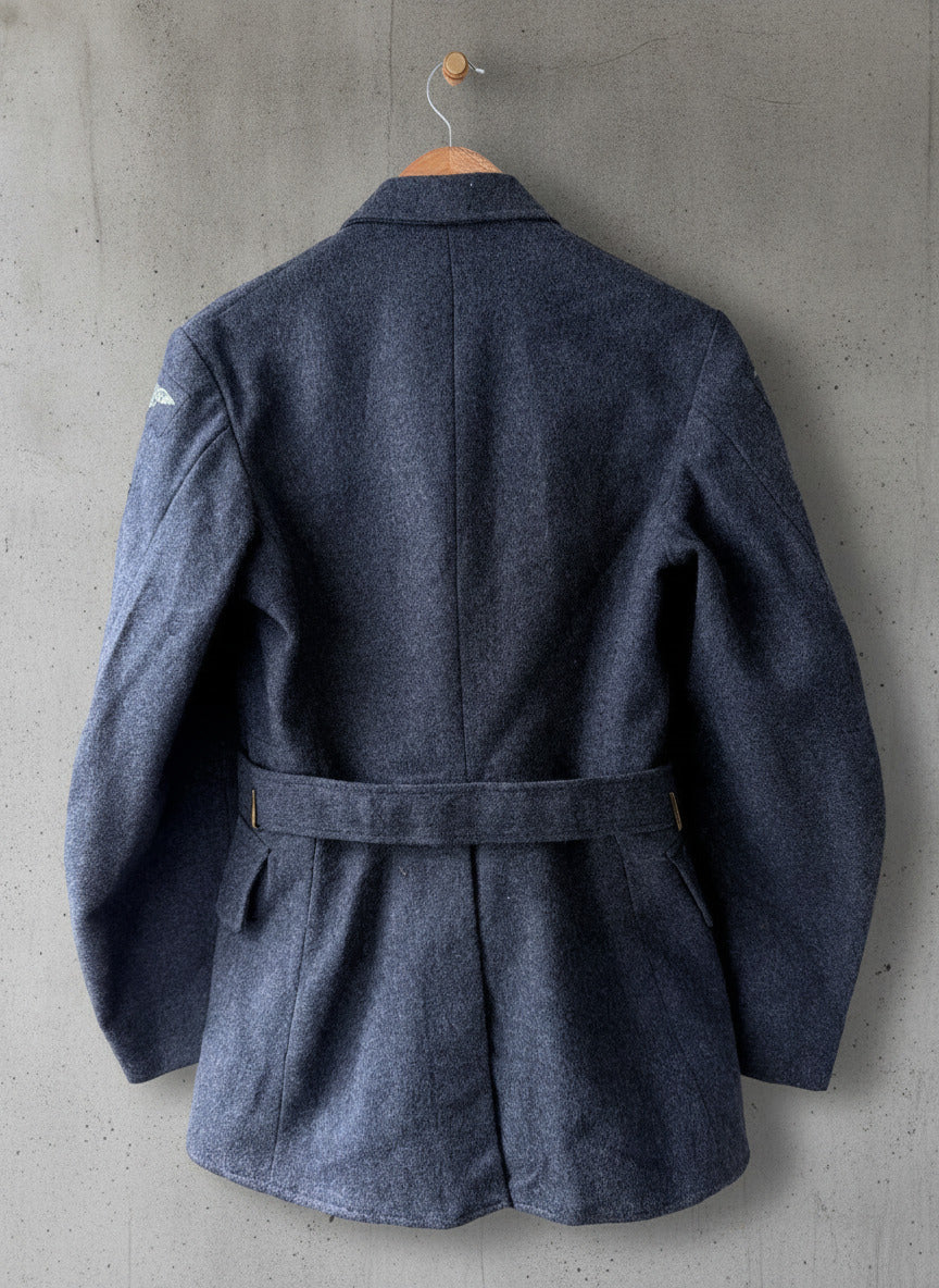 Vintage 1952 RAF Senior Airman's Wool Aircraftsman Jacket In Navy - XSmall -3834
