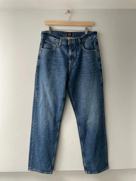 Mens Lee Haden Straight Fit Jeans In Blue - W32/L32 - 2345
