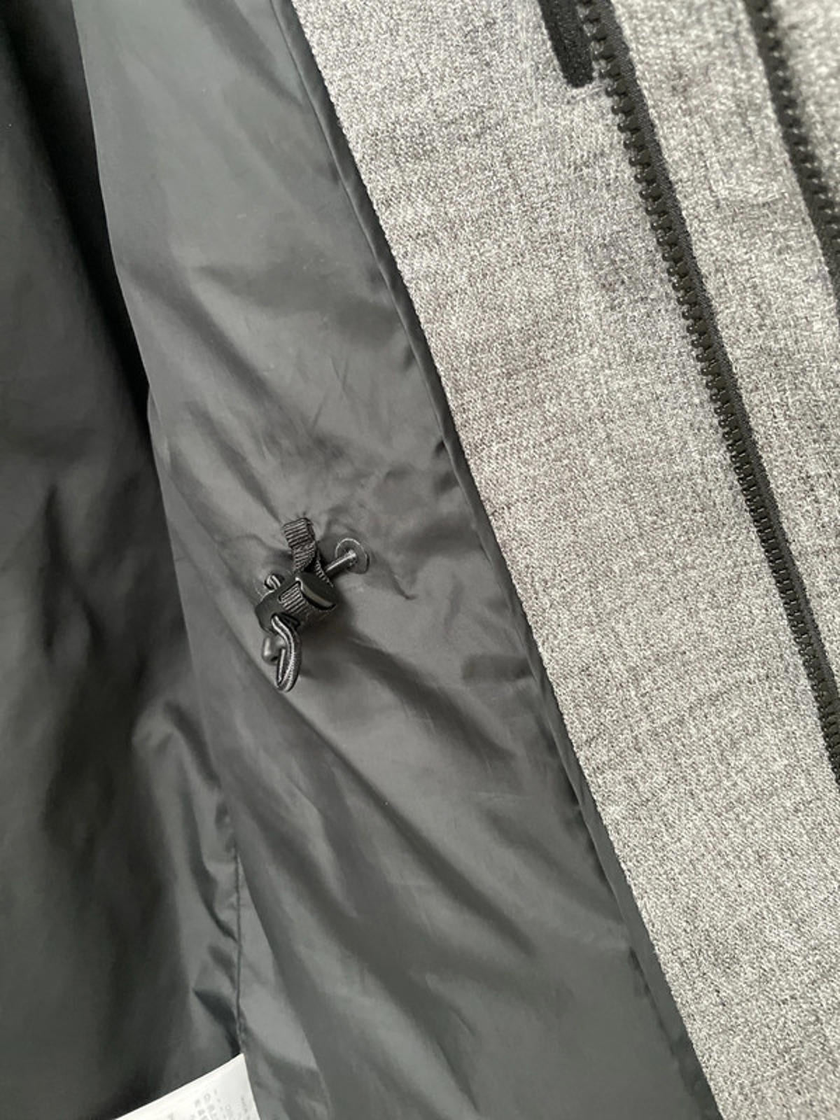 Men’s Nike M65 Zip Through Hooded Jacket In Grey - Small - 2274