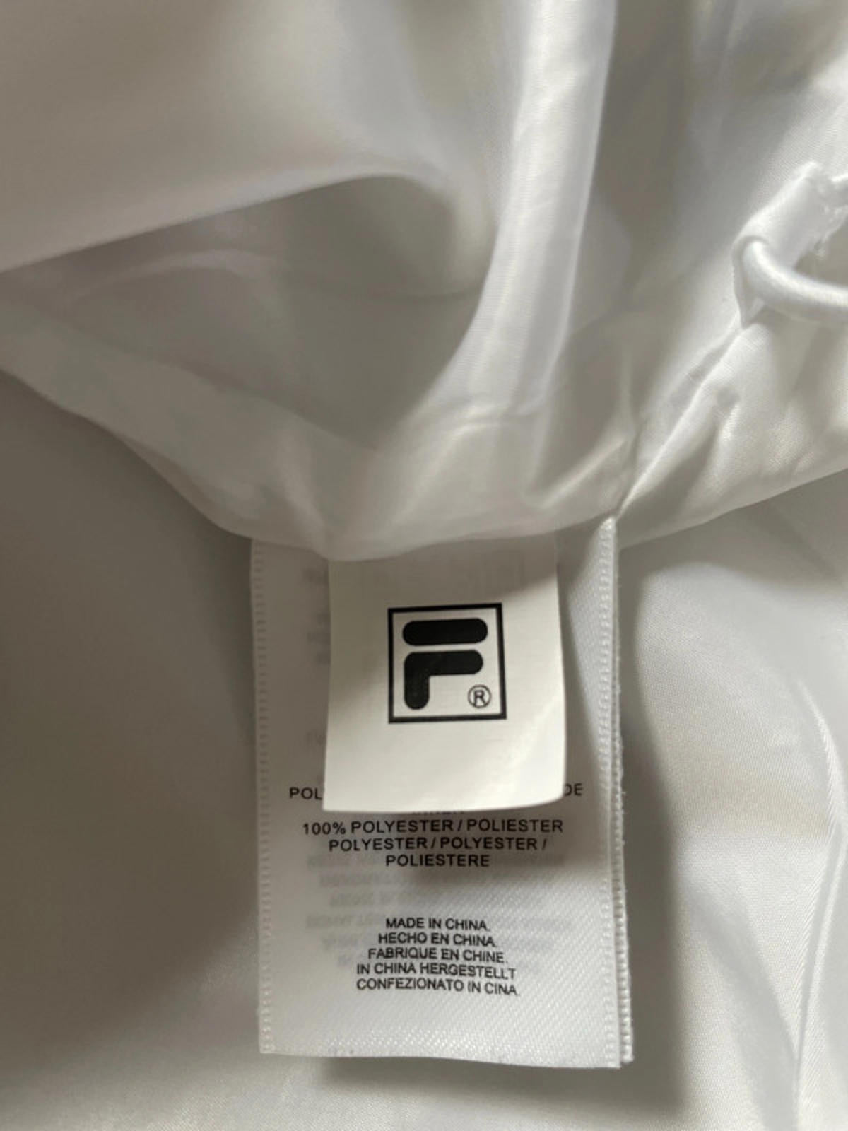 Men’s Fila Oversized Windbreaker 1/4 Zip Track Jacket In Navy - Small - 2089