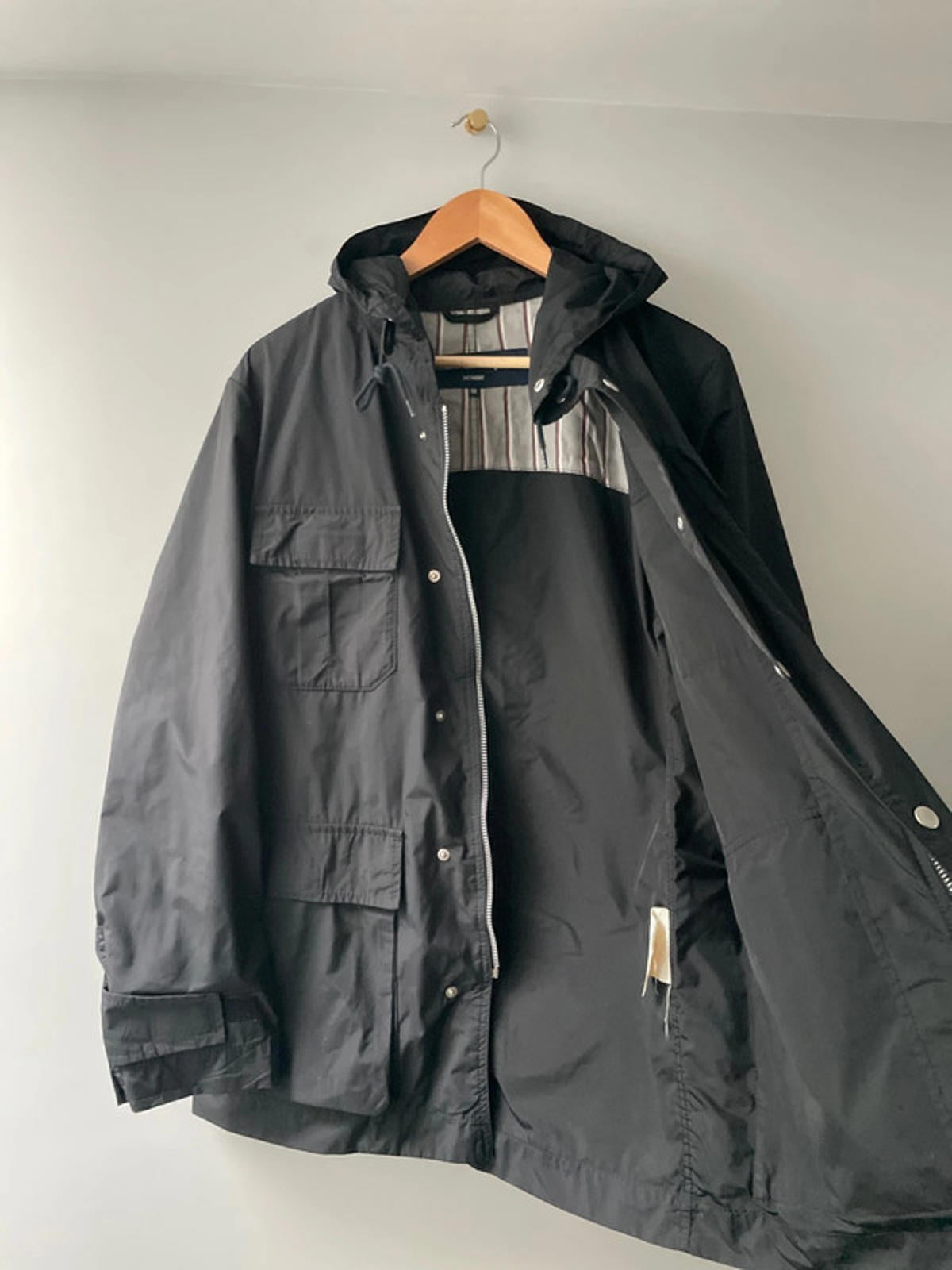 Men’s Comme Des Garçons Hooded Jacket in Black - Medium - 2744