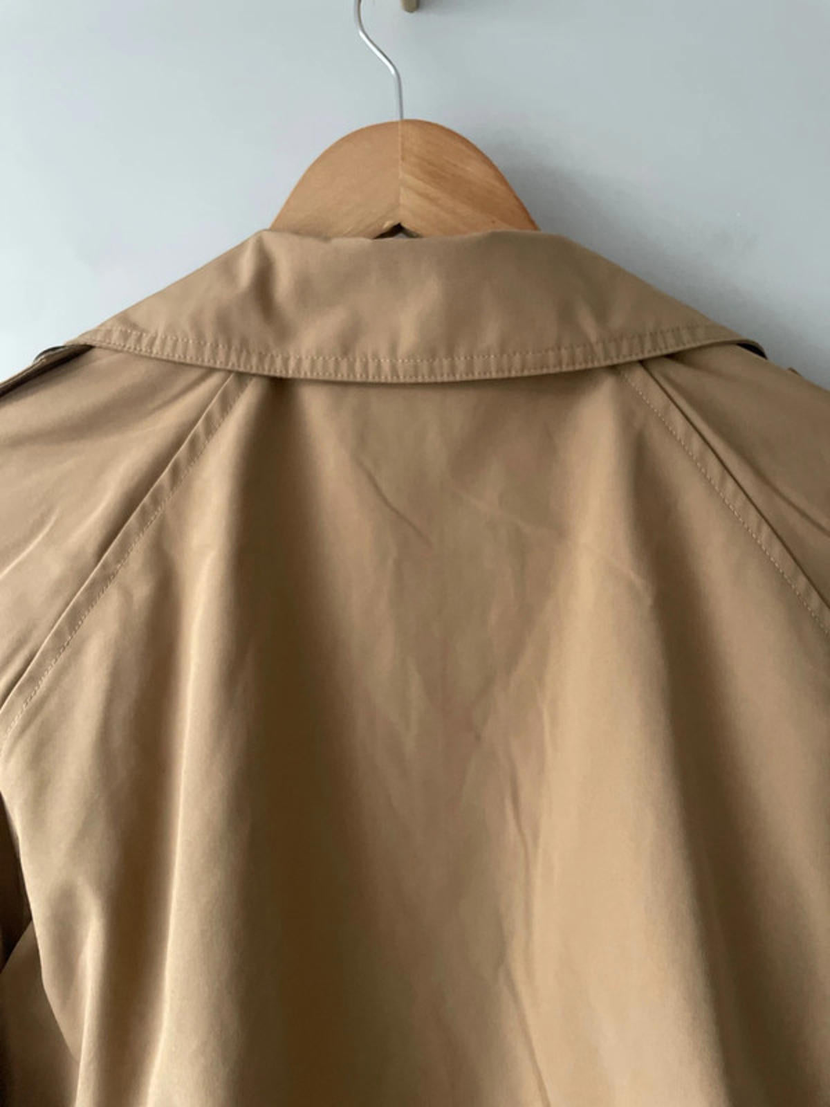 Women’s Abercrombie & Fitch Classic Trench Coat In Camel - Large - 2439