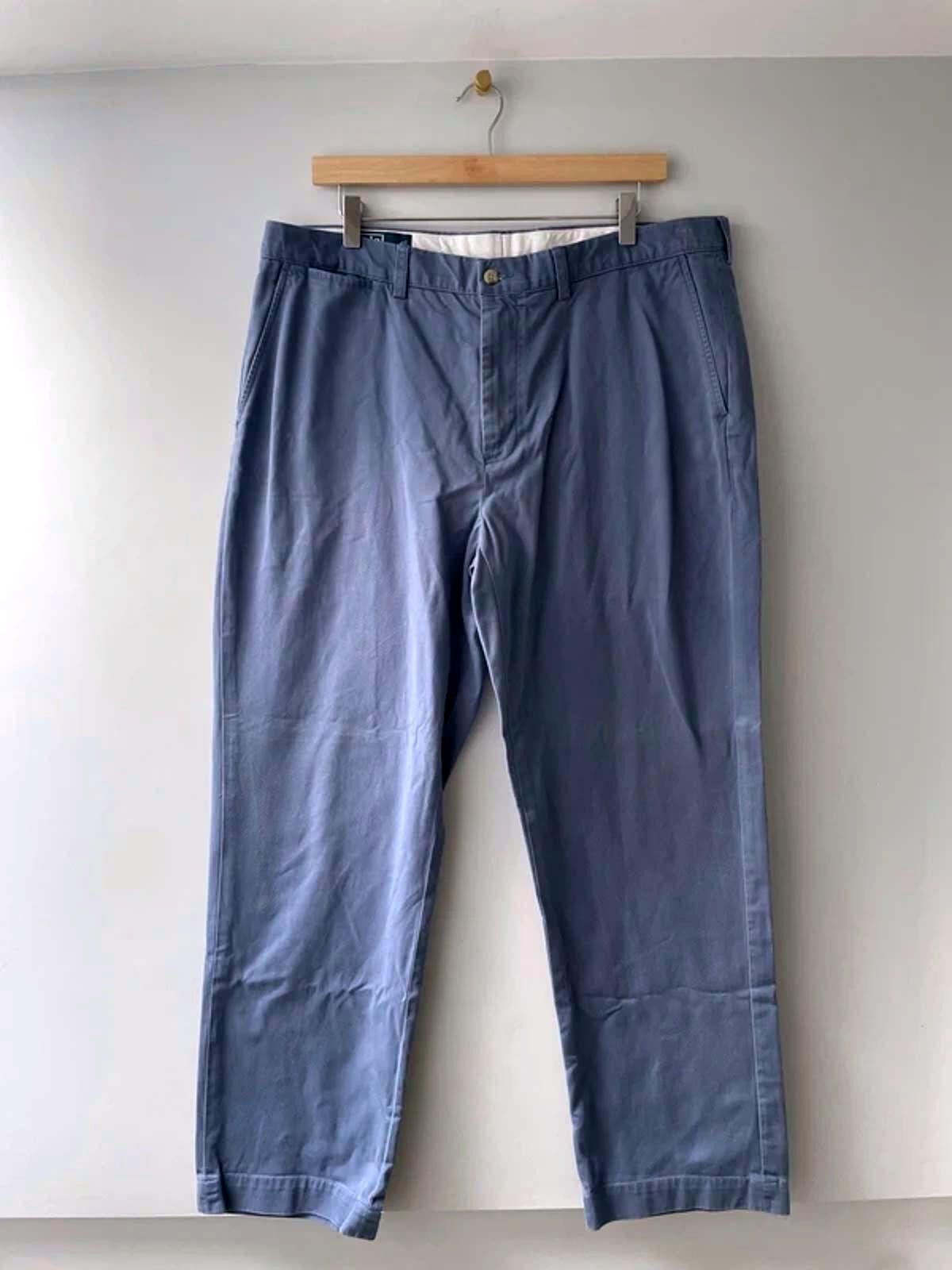 Men’s Ralph Lauren Preston Fit Chino Trousers In Blue - W38/L32 - 2957