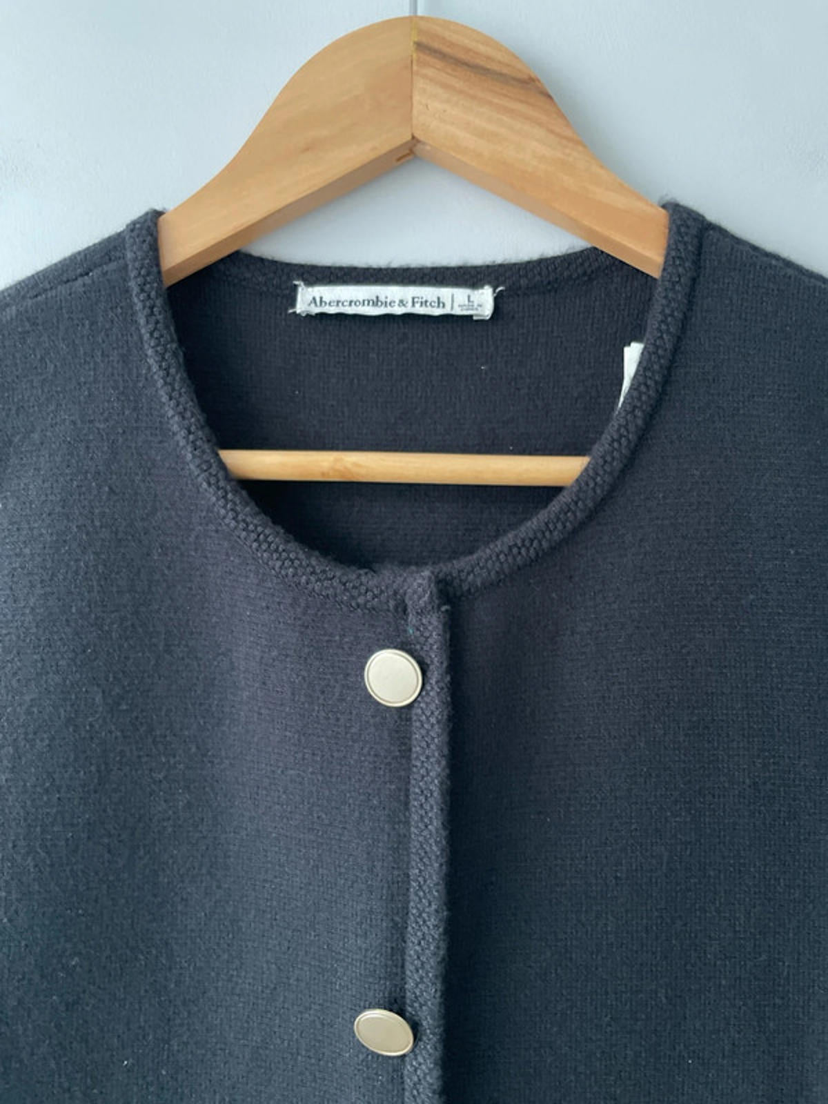 Women’s Abercrombie & Fitch Mara Mini Sweater Knit Dress In Navy - Large - 2429