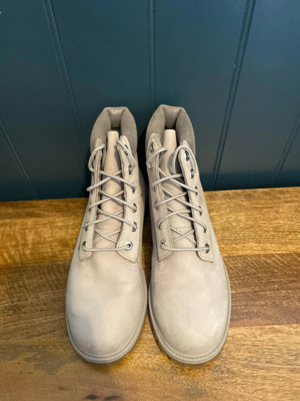 Women’s Timberland 6 Inch Nubuck Premium Leather Boots in Grey - UK 5.5 - 2555