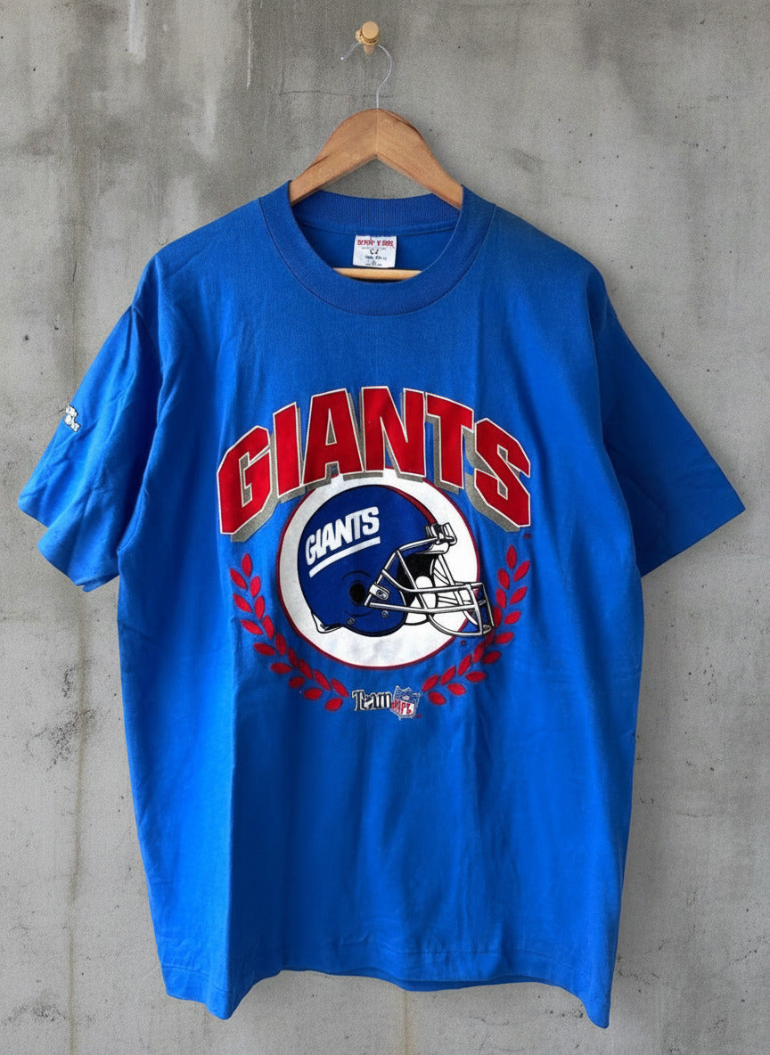 Men’s Vintage 90's New York Giants NFL T-Shirt In Blue - XLarge - 3711